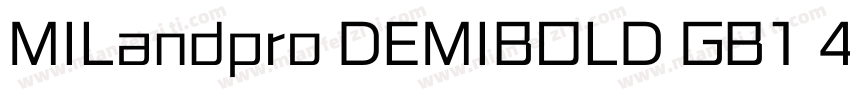 MILandpro DEMIBOLD GB1 4字体转换